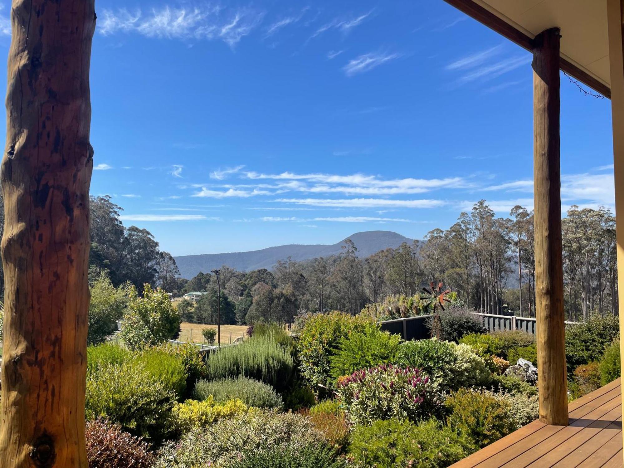 شقة Amaroo With A View Set On A 50 Acre Hobby Farm Collinsvale المظهر الخارجي الصورة
